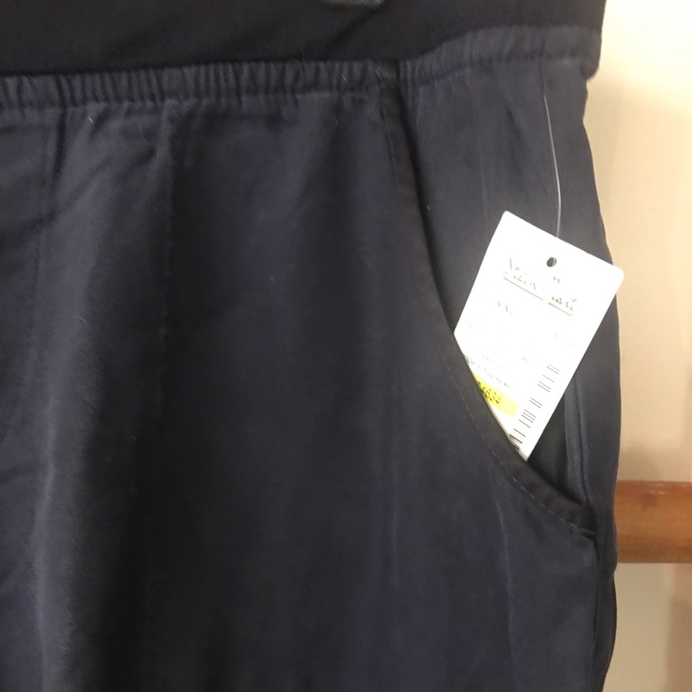 MINDSET NAVY BLUE CASUAL RAYON MEDIUM PANTS NEW